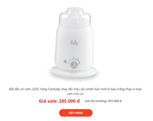 máy hâm sữa Fatzbaby 3 chức năng FB3003SL
